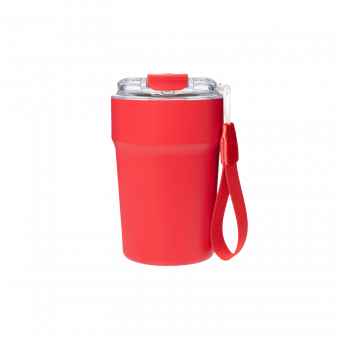 Термокружка вакуумная Монако, красная