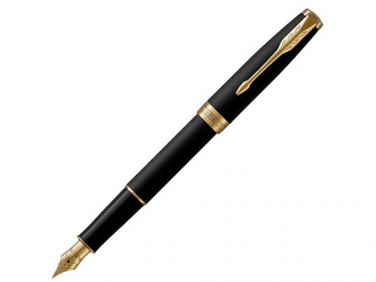 Ручка перьевая Parker Sonnet Matt Black GT (черный)