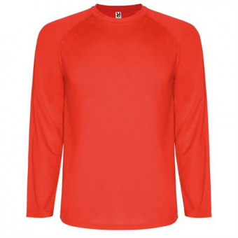Спортивная футболка MONTECARLO L/S мужская, КРАСНЫЙ S
