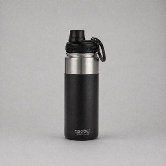 Вакуумная термобутылка ALPINE FLASK, 530 мл (черный)