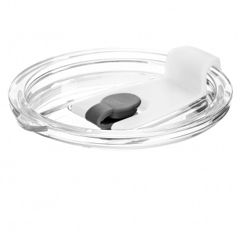 Крышка пластиковая к стакану стеклянному Mango, белая