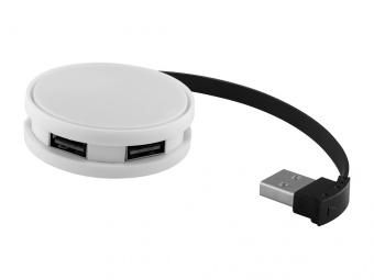 USB Hub Round (черный, белый)