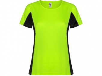 Спортивная футболка Shanghai женская (зеленый, черный)