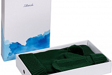 Логотип на вязаных наборах. Технологии брендирования ткани