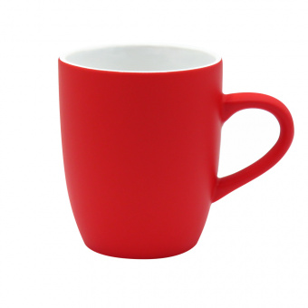 Кружка New Aurora Soft, софт тач, красная