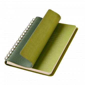 Ежедневник Vista недатированный, зеленый/салатовый