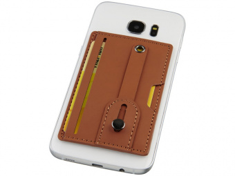Бумажник для телефона с защитой RFID (коричневый)