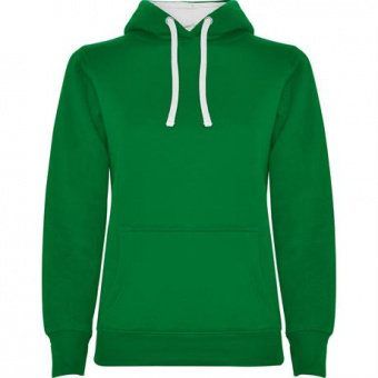 Толстовка URBAN WOMAN женская, ЯРКО-ЗЕЛЕНЫЙ/БЕЛЫЙ XL