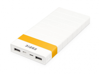 Внешний аккумулятор Kubic PB14L, 14000 mAh (белый, желтый)