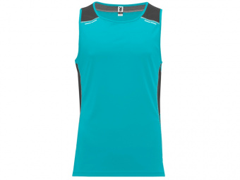 Спортивная майка Misano мужская (бирюзовый, черный)