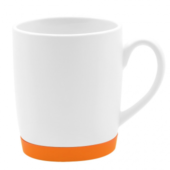 Кружка Make Me To Go, белая/оранжевая