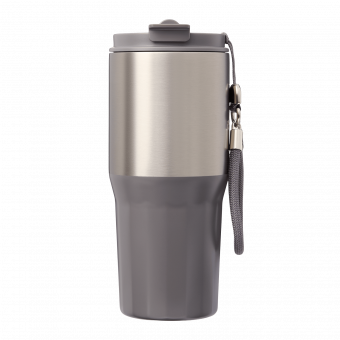 Термокружка вакуумная Авеню, серая