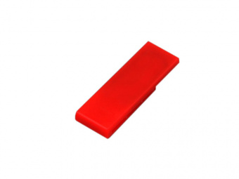 USB 2.0- флешка промо на 8 Гб в виде скрепки (красный)