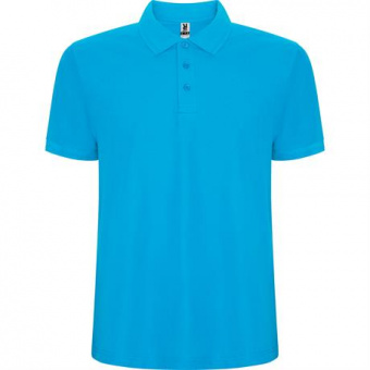 Футболка поло PEGASO PREMIUM мужская, БИРЮЗОВЫЙ L