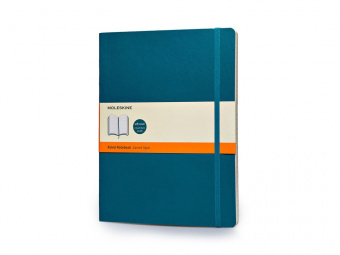Записная книжка Classic Soft, XLarge (в линейку) (бирюзовый)