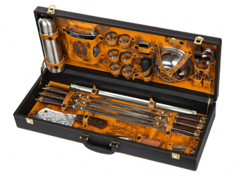 Набор Подарочный (коричневый, серебристый)