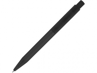Ручка пластиковая шариковая Huron (черный прозрачный)