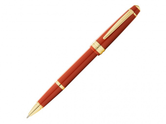 Ручка-роллер Bailey Light Polished Amber Resin and Gold Tone (оранжевый)