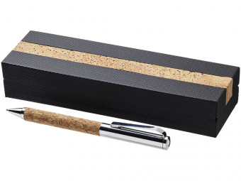 Ручка шариковая Cortegana (коричневый, серебристый)