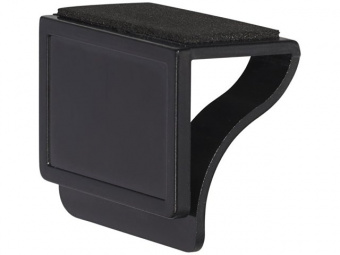 Блокировщик камеры с мягкой стороной, предназначенной для очистки монитора, черный