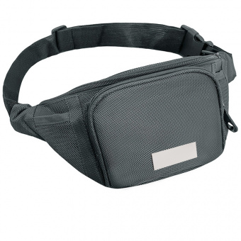 Поясная сумка SPLIT TO GO, Серый/Серебряный