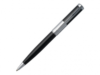 Ручка шариковая Eclat Chrome (черный, серебристый)