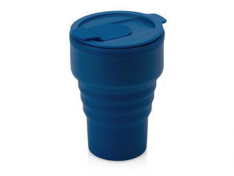 Силиконовый складной стакан GoCup (индиго)