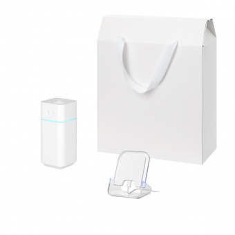 Подарочный набор Cloud NEO, Gloss NEO, белый (увлажнитель воздуха, зарядное устройство)