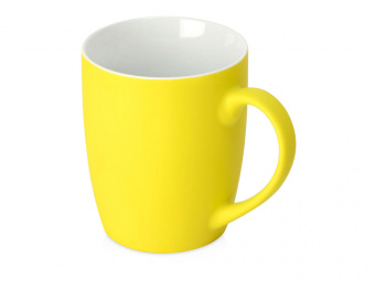 Кружка с покрытием soft-touch Tulip Gum (желтый)
