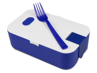 Ланч-бокс Neo (синий, белый)