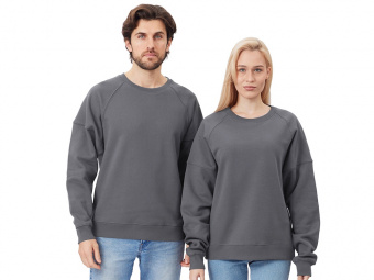 Свитшот оверсайз Paris, унисекс (темно-серый)