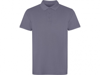 Рубашка поло Cobain, унисекс (серо-голубой выстиранный)