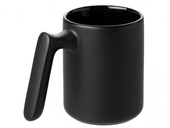 Кружка матовая с прямой ручкой Axio (черный)