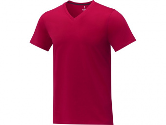 Футболка Somoto мужская с V-образным вырезом (красный)