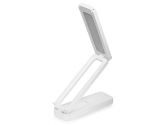 Складывающаяся настольная лампа с беспроводной зарядкой Lightfold, 10 Вт (белый)