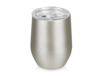 Вакуумная термокружка Sense, непротекаемая крышка, крафтовая упаковка (стальной)