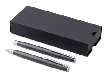 Подарочный набор ручек Roosevelt: шариковая и роллер (оружейная сталь)