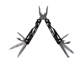 Мультитул, 13 функций (черный, серебристый)