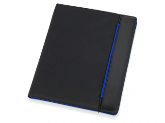 Папка для документов Делос (черный, синий)