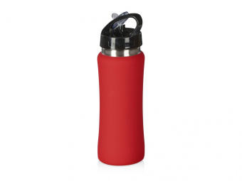 Бутылка для воды Bottle C1, soft touch, 600 мл (красный)