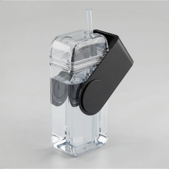 Бутылка для воды JUICY DRINK BOX, 290 мл (черный)
