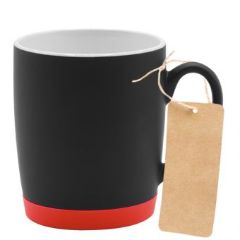 Кружка Make Me To Go, чёрная/красная_с_биркой Кружка Make Me To Go, чёрная/красная_с_биркой