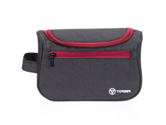 Несессер дорожный (бордовый, черный) Несессер дорожный (бордовый, черный)