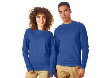 Свитшот Motion с начесом, унисекс (синий классический )