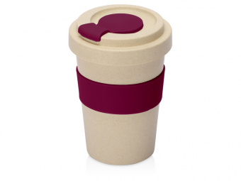 Стакан из пшеничного волокна Flava (бежевый, бургунди)