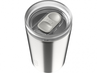 Дорожная термокружка Ocean Bottle (серебристый металлик)