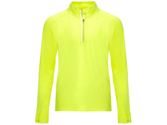 Толстовка с воротом на молнии Melbourne мужская (неоновый желтый)