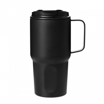 Термокружка вакуумная Авентура, черная