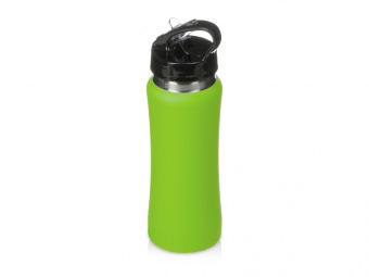Бутылка для воды Bottle C1, soft touch, 600 мл (зеленое яблоко)