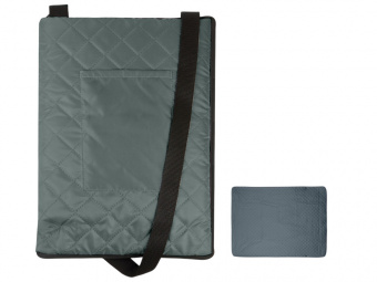 Плед для пикника Ridge 115 х 140 см (серый, серый)